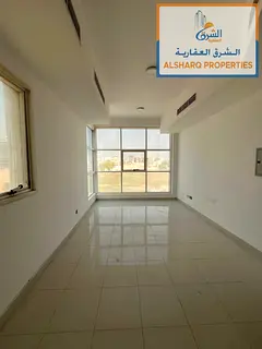 Panoramic view studio apartment, spacious, central air conditioning, close to Ajman Corniche and bus