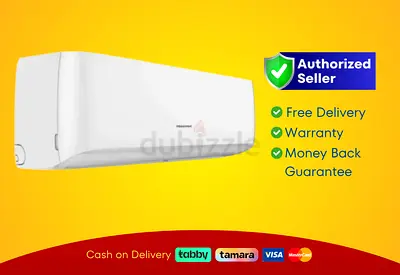 AIR CONDITIONER 1 TON INVERTER SPLIT HISENSE | Brand New |  Warranty | FREE  Delivery