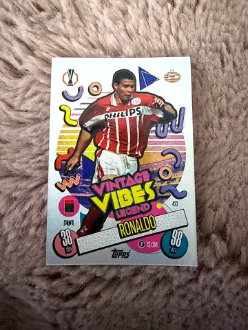 Ronaldo Naziro PSV Eindhoven Match Attax Football Trading Card (Single Card)