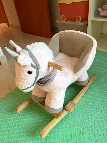 Pink Unicorn Rocking Horse