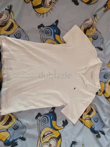 Smart white short-sleeve polo shirt - like new