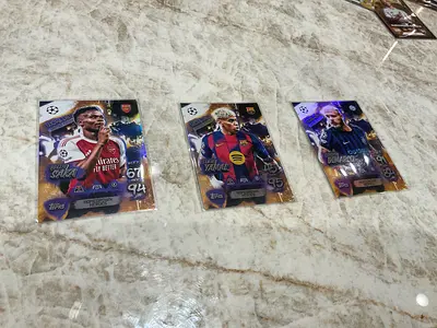 3× Match Attax 2025/26 Limited Edition Worldies – Yamal, Dimarco & Saka Football Cards Negotiable