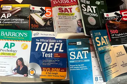 SAT, TOEFL & AP Exam Prep Books – Excellent Condition