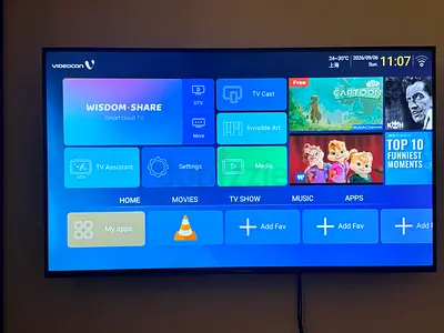 43-inch Videocon Smart LED TV in excellent working condition