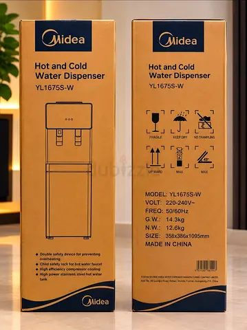 Midea Hot & Cold Water Dispenser YL1675S-W – Brand New in Box