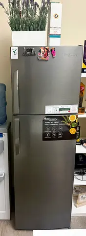 LG Top Freezer Refrigerator - 260L, Stainless Steel, Good Condition