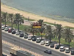 Spacious 3BR Apartment in Al Taawun | Free AC | Side Lake View | 4 Bathrooms | Large Kitchen | Built