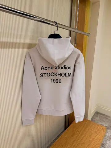 Acne studios Fleece logo hoodie