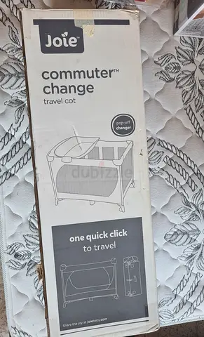 Joie Commuter Change Travel Cot with Pop-Off Changer (with Mattress) - Good Condition