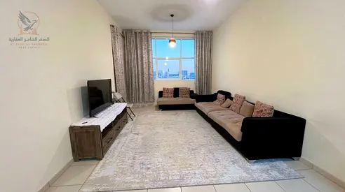 Furnished 2BR Apartment for Annual Rent in Ajman One Two Master Bedrooms 3 Bathrooms Laundry Room Private Parking