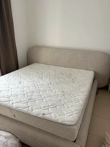Nordic French King Bed 180x200 BED ONLY (mattress NOT included )