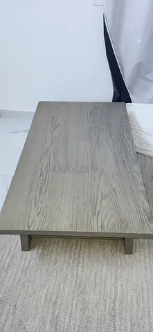 Solid Wood Coffee Table - Light Grey Oak Finish