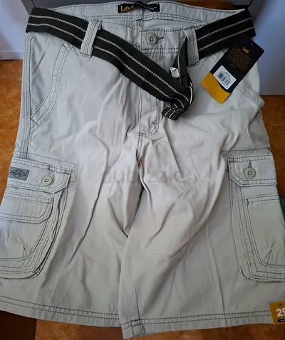 LEE mens Dungarees New Belted Wyoming Cargo Short