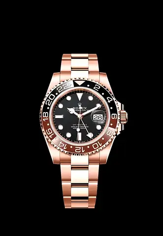 Rolex Root Beer clone GMT-Master II Everose full Gold Men’s Watch - Perfect Condition