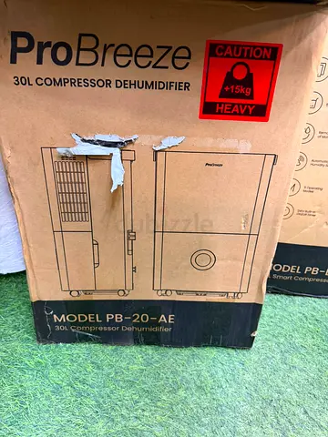ProBreeze 30L Compressor Dehumidifier (Model PB-20-AE) - New/Boxed