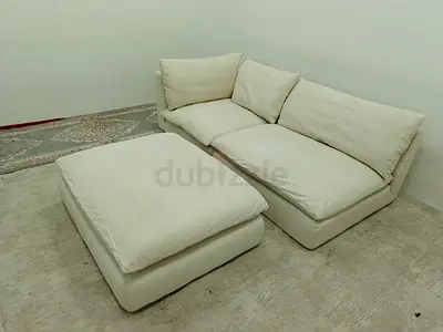Expensive quality marina home feather 🪶 filled modular sofa with ottoman