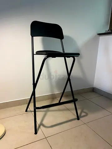 IKEA bar stool with backrest