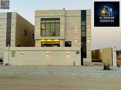 For Sale: Modern villa in Al Helio 2, Ajman, with registration and ownership fees included. Prime location near the mosque and minutes away from Sheik