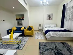 A golden opportunity! Luxurious, fully furnished studio apartment for monthly rent in Al Yasmin Towe