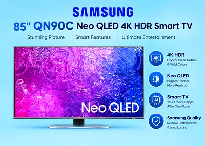 Samsung 85" QN90C Neo QLED 4K HDR Smart TV