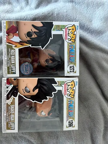 2 one piece funko pops very good quality