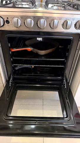Stainless Steel Gas Range with Oven - Good Working Condition