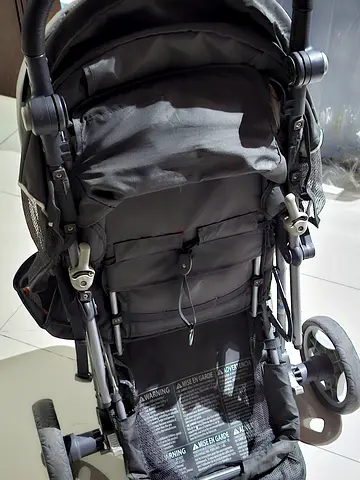 Comfortable Grey Baby Stroller