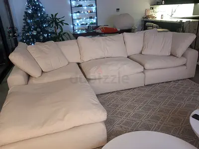 Marina home feather filled modular sofa