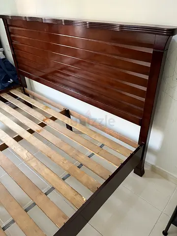 King size bed 180x200 used