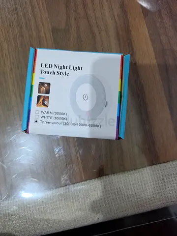 LED Touch Night Light - Color Changing, New in Box