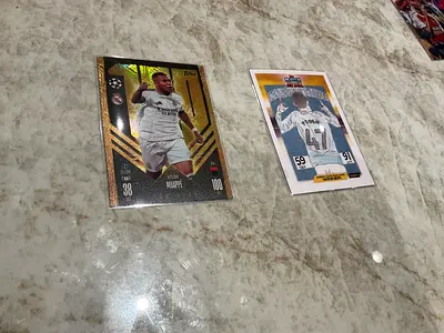 Mbappé 24/25 100 Club + Phil Foden Match Attax Winning Design Card Football Cards Negotiable