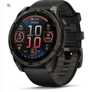 GARMIN Fenix 8 AMOLED | Sapphire
Carbon DLC Titanium | 47 mm