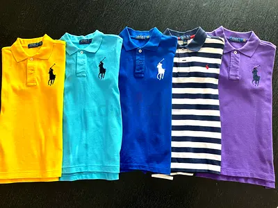 Boys Ralph Lauren Polo Collar Shirt 7 year old