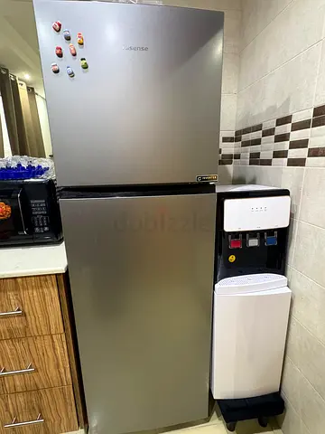 Hisense 2-door Refrigerator in Silver - Good Condition