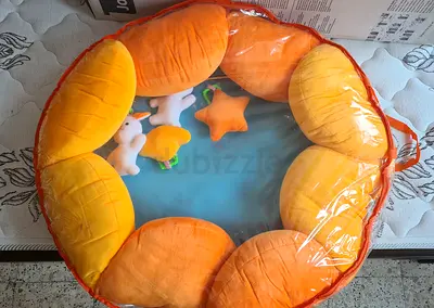 Soft Baby Activity Play Mat with Hanging Plush Toys
