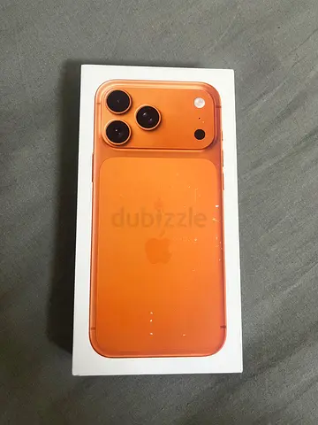 I PHONE 17 PRO MAX COSMIC ORANGE 256 GB Brand New MIDDLE EAST VERSION TDRA