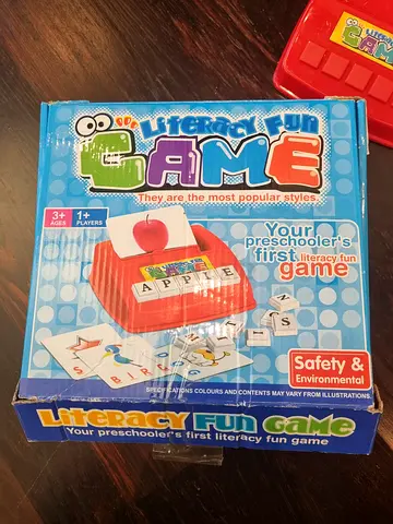 Literacy Fun Game - Preschool Phonics & Letter Matching (used)