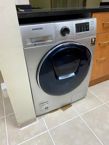 Samsung Front Load Washer 8kg - Silver, Good Condition