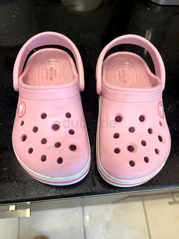 Crocs Clogs - light pink kids, Size C8 (24-25)