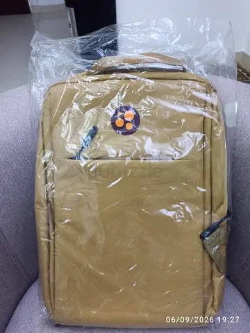 New beige backpack - still in packaging
