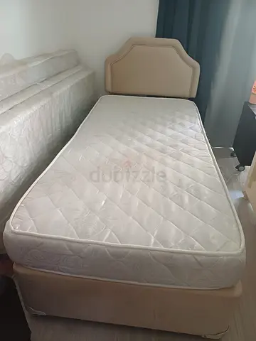 Single bed with mattress and base - good condition