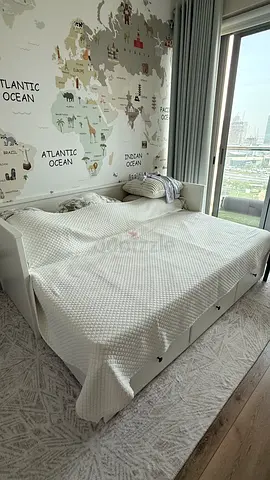 IKEA Hemnes bed with Ascona mattresses combo