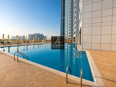 Gym and swimming pool + sauna and jacuzzi + sea view + installments available + freehold ownership + 1200 sq ft