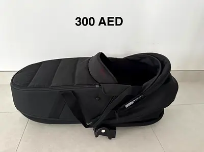 Black Baby Carrycot / Bassinet - Good Condition