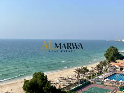 Beach View || Fully Upgraded 2BR || Private Beach || Chiller Free || Parking Free || All Amenities