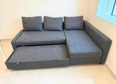 L shape sofa bed with storage IKEA