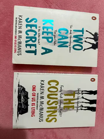 Two Can Keep a Secret & The Cousins — Karen M. McManus (paperback set)