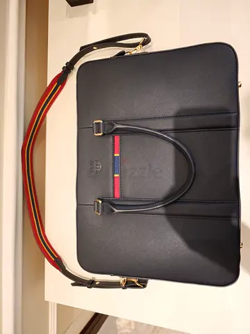 Maverick & Co. FC Barcelona Leather Briefcase