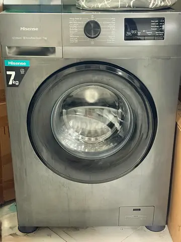 Hisense 7kg Front Load Washing Machine - Grey, Good Working Condition