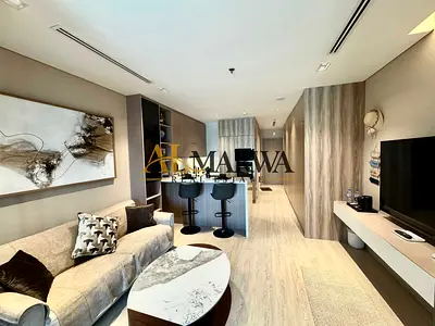 Private Beach || Luxury Studio Convertible To 1BR || Chiller Free || Parking Free || All Amenities